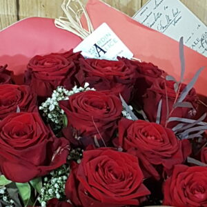Bouquet de roses rouges